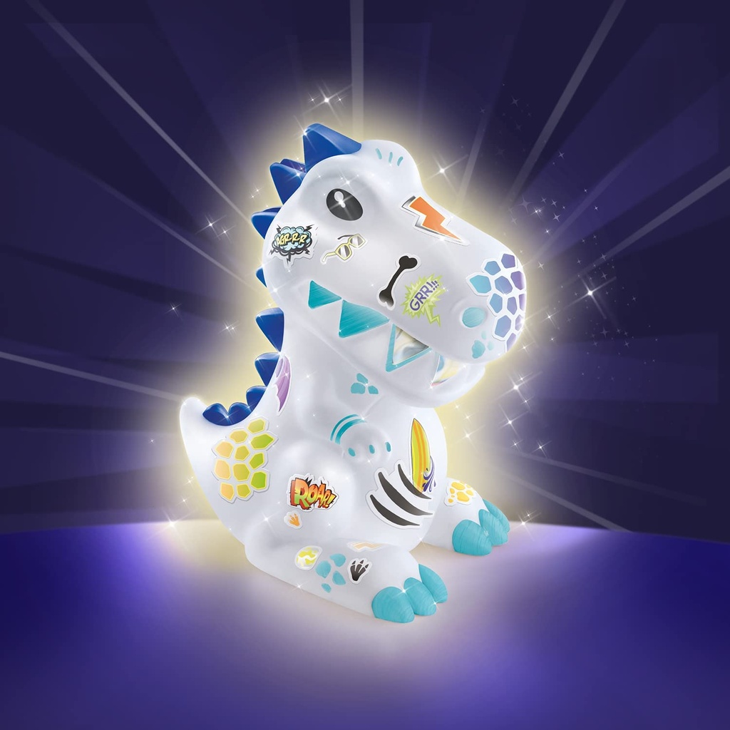 DINOSAUR DIY HUCHA FLUORESC.