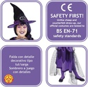 DISFRAZ BRUJA CHIC PURP. T.M