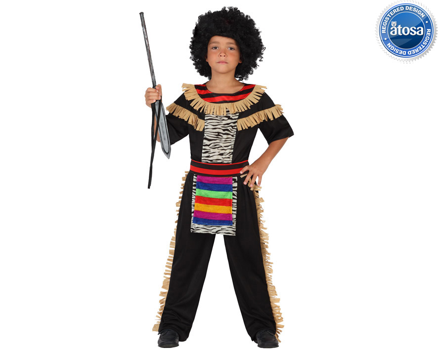 DISFRAZ ZULU NIÑO T.7-9