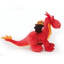 DRAGON DE FUEGO ROJO 30 CM.