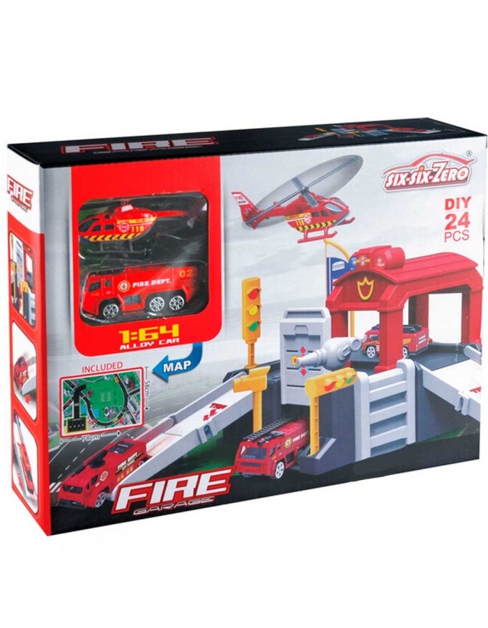ESTACION BOMBEROS VEH.+HELIC.