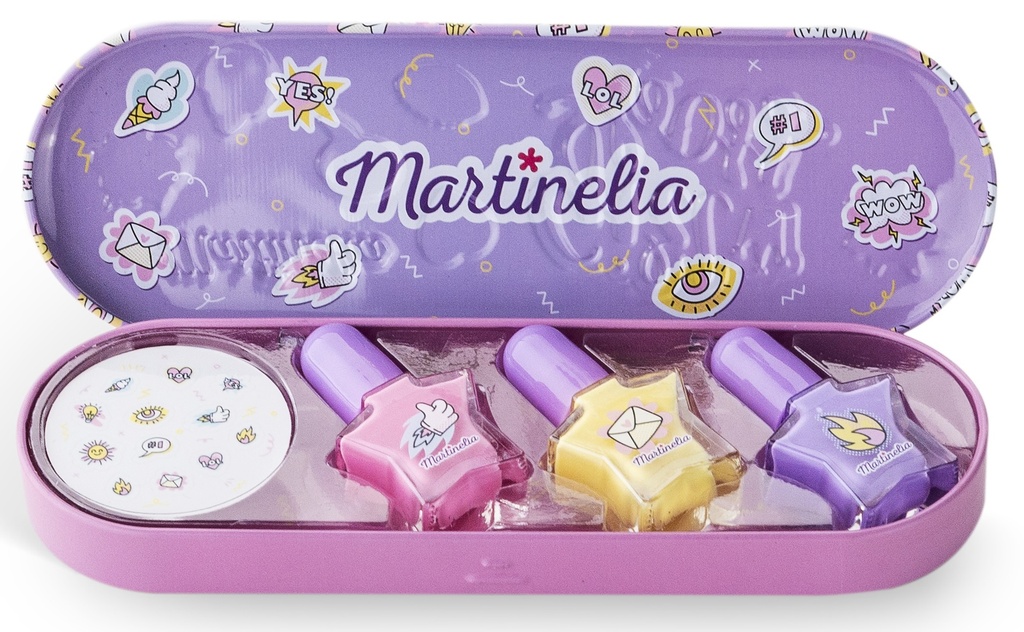 ESTUCHE ESMALTE UÑAS MARTINELIA