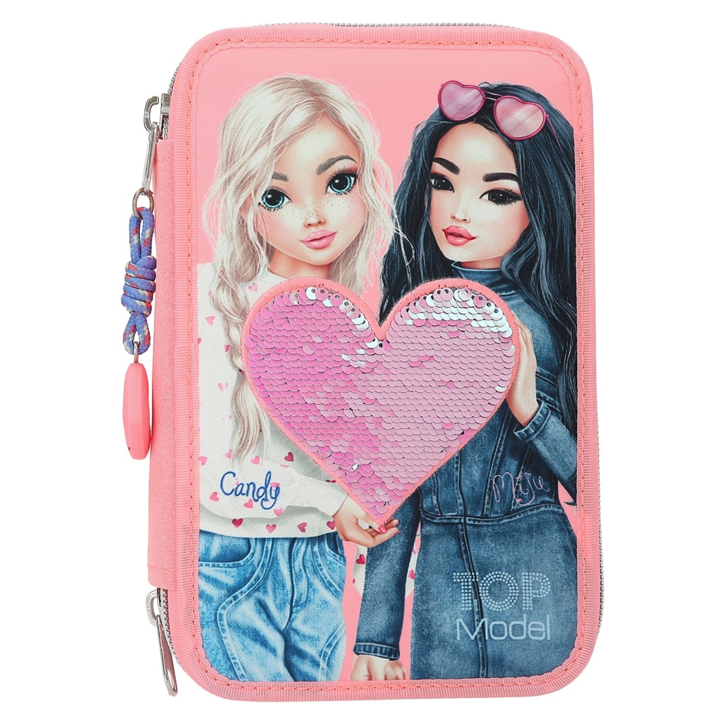 ESTUCHE TRIP.C/LENTEJUELAS TOP MODEL