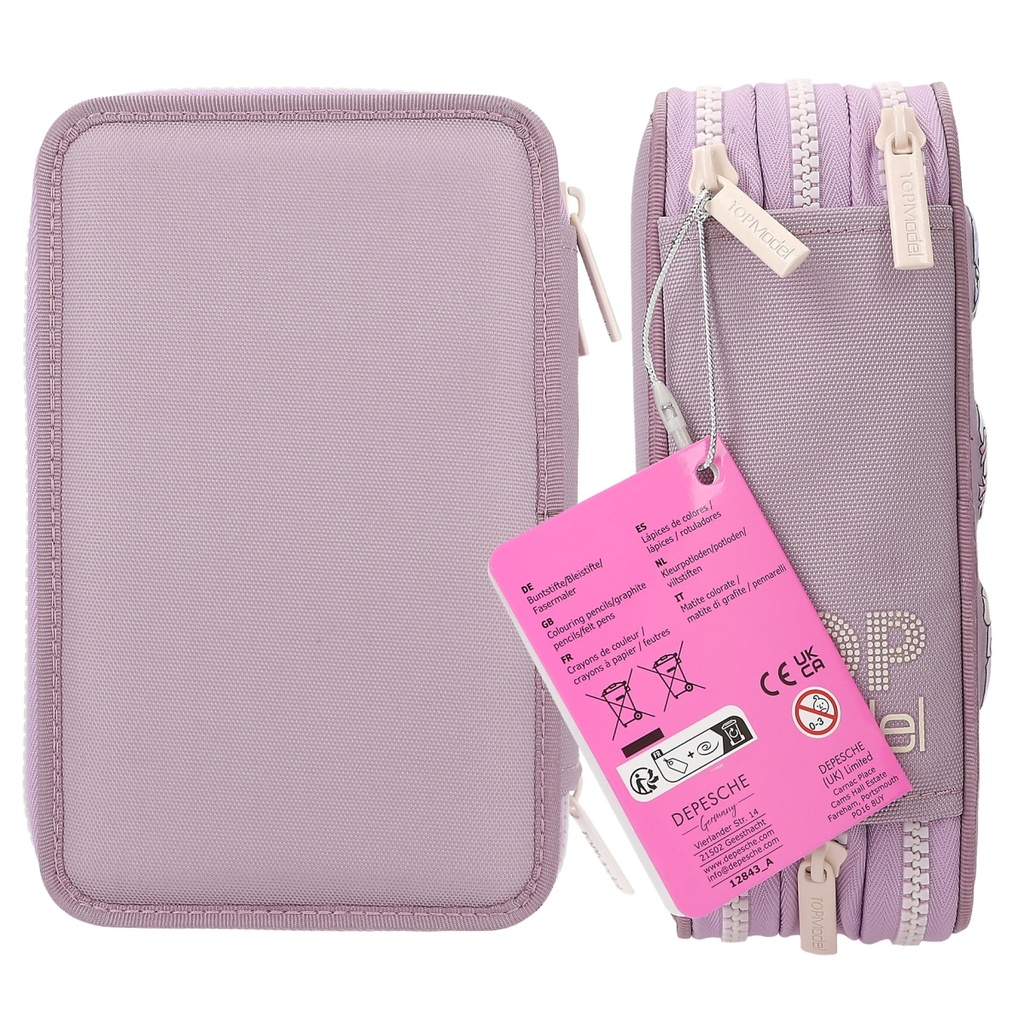 ESTUCHE TRIPLE C/MEDIDOR LED