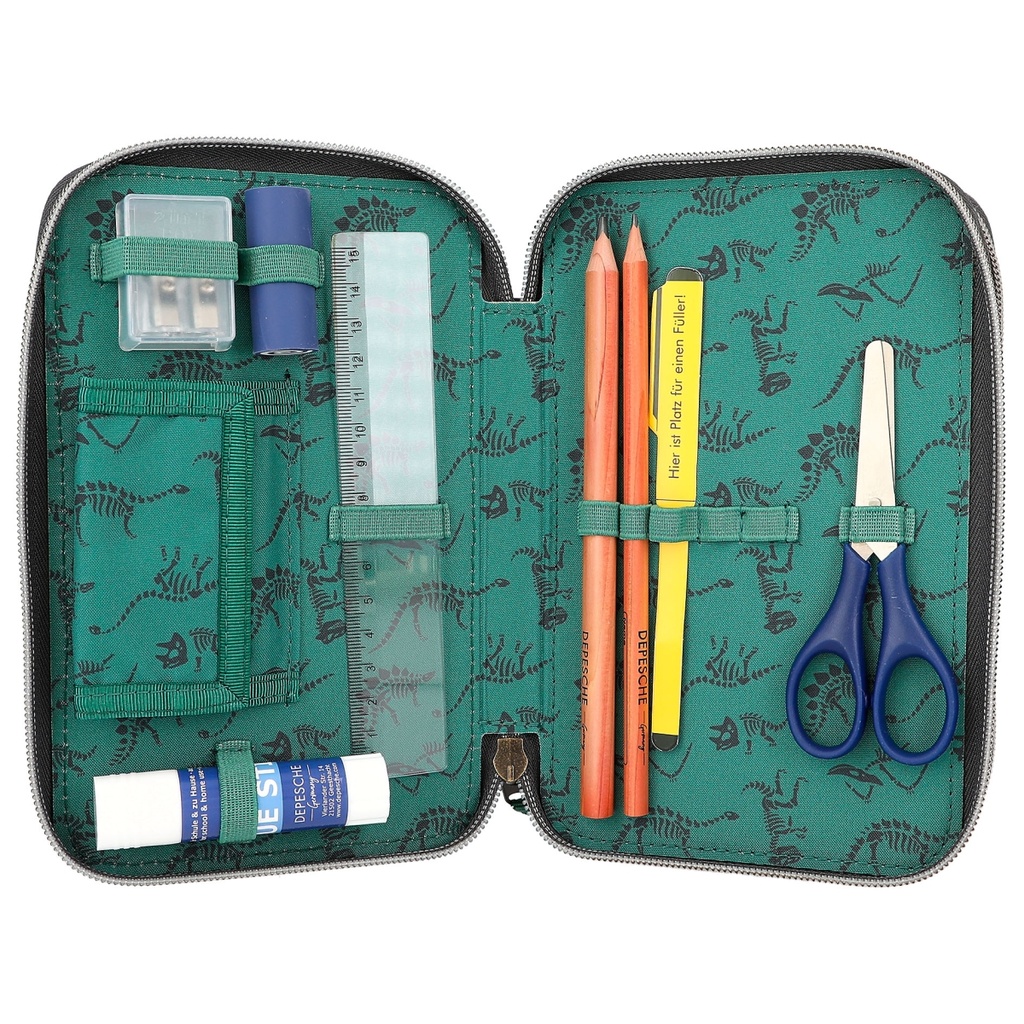 ESTUCHE TRIPLE LED DINO WORLD