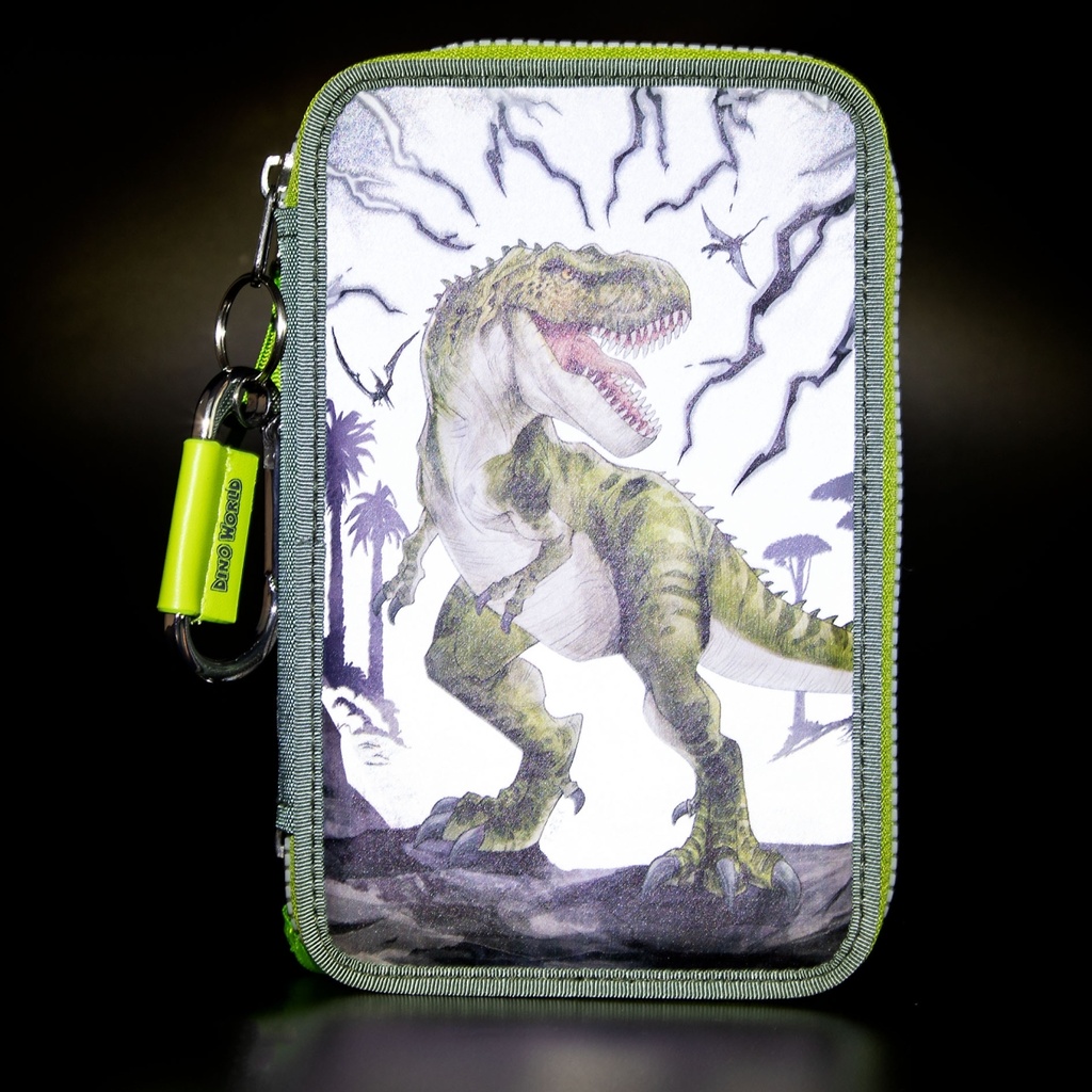 ESTUCHE TRIPLE REFLECTOR DINO WORLD                                        
