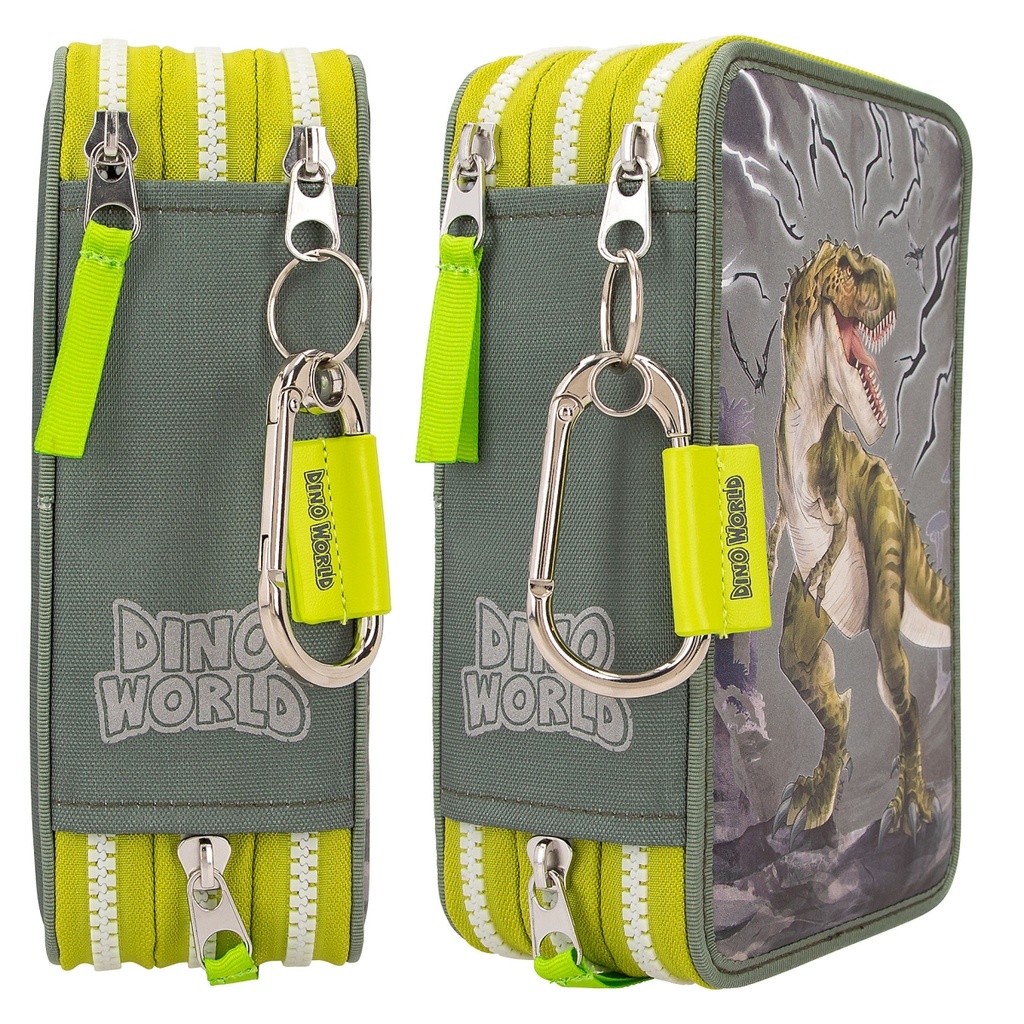 ESTUCHE TRIPLE REFLECTOR DINO WORLD                                        