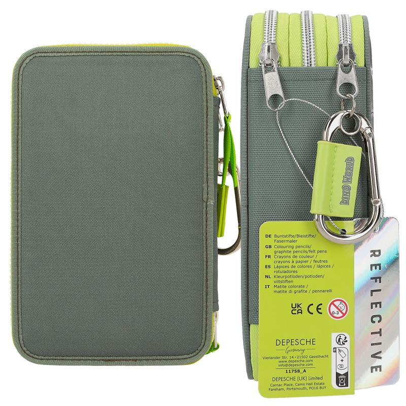 ESTUCHE TRIPLE REFLECTOR DINO WORLD                                        