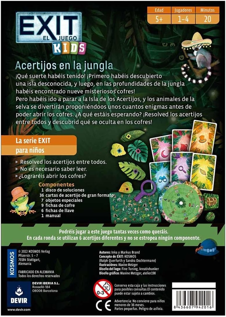 EXIT ACERTIJOS EN LA JUNGLA