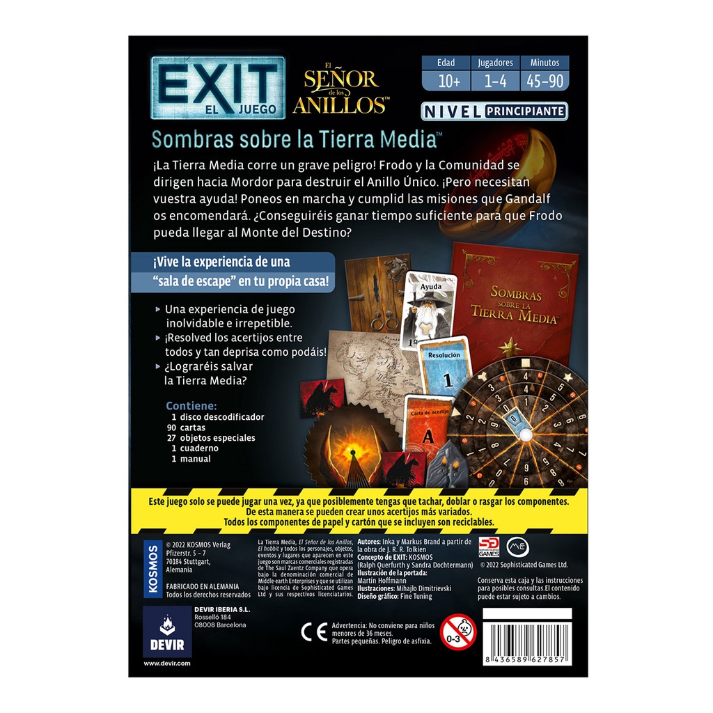 EXIT EL SEÑOR DE LOS ANILLOS