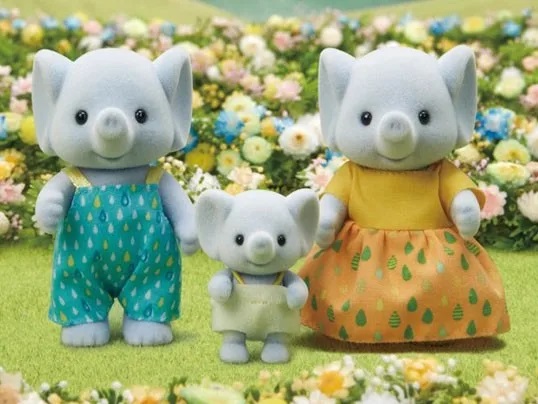 FAMILIA ELEFANTE SYLVANIAN