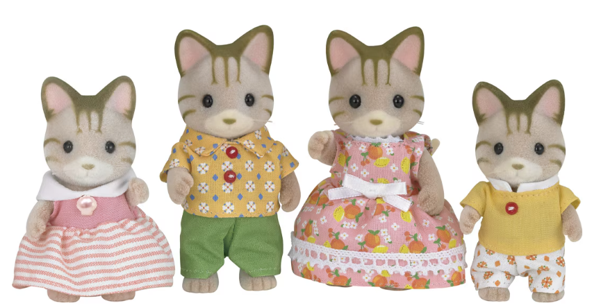 FAMILIA GATOS RAYAS SYLVANIAN