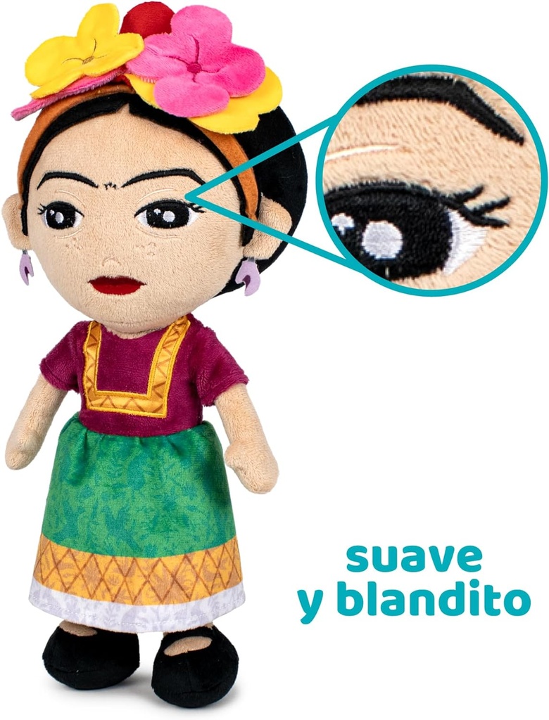 FRIDA KAHLO PELUCHE 27 CM.