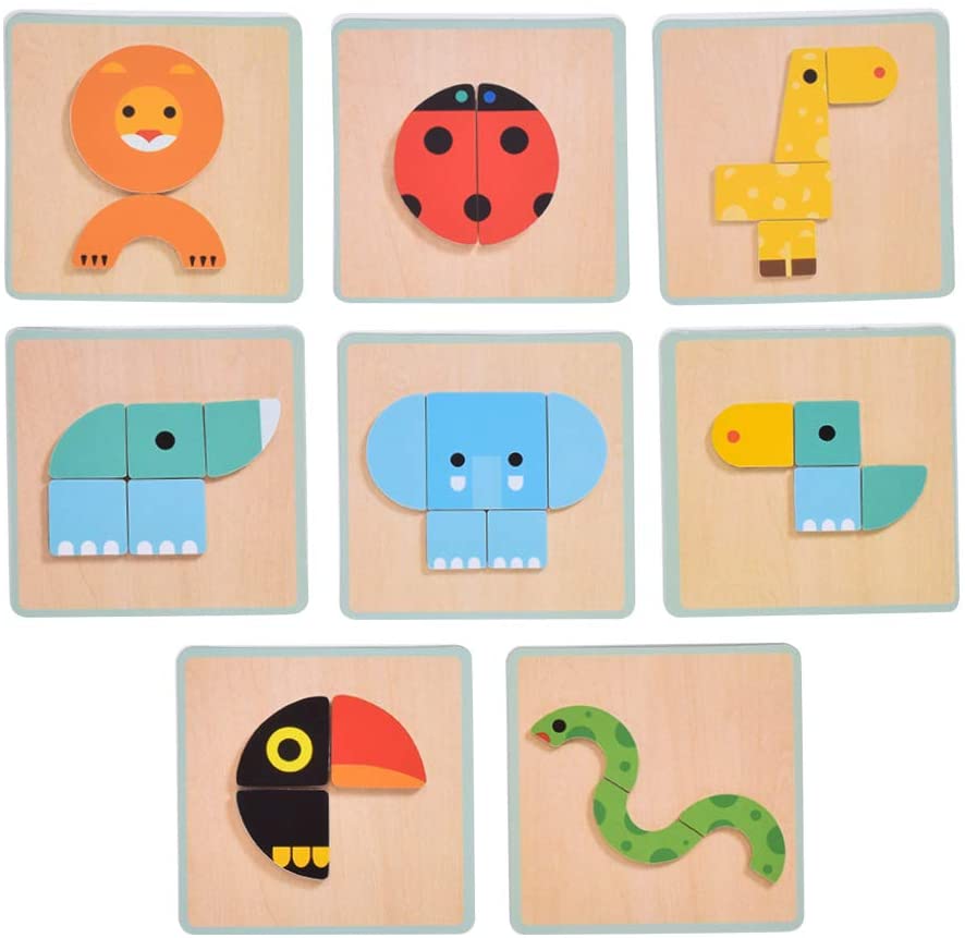 GEOBASIC JUEGO MADERA MAGNET