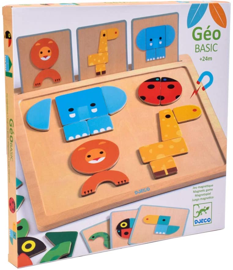 GEOBASIC JUEGO MADERA MAGNET
