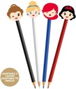 GOMA BORRAR PRINCESAS (PACK 4)