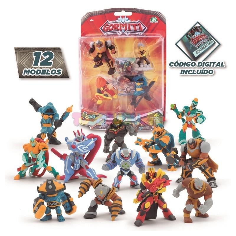 GORMITI BLISTER 4 FIGURAS