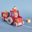 GRANJA - TRACTOR CON CUERDA DE ARRASTRE