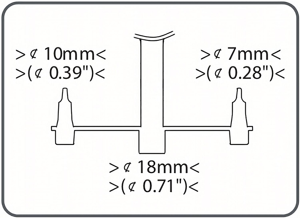 INFLADOR DE PIE 30 CM.