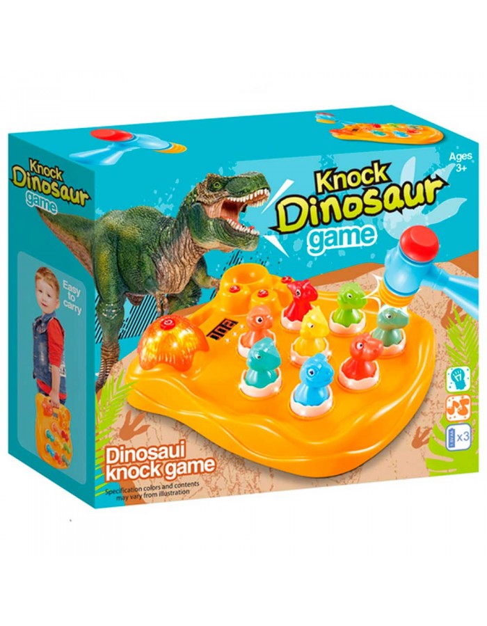 JUEGO MARTILLO DINOS LUZ/MUS.