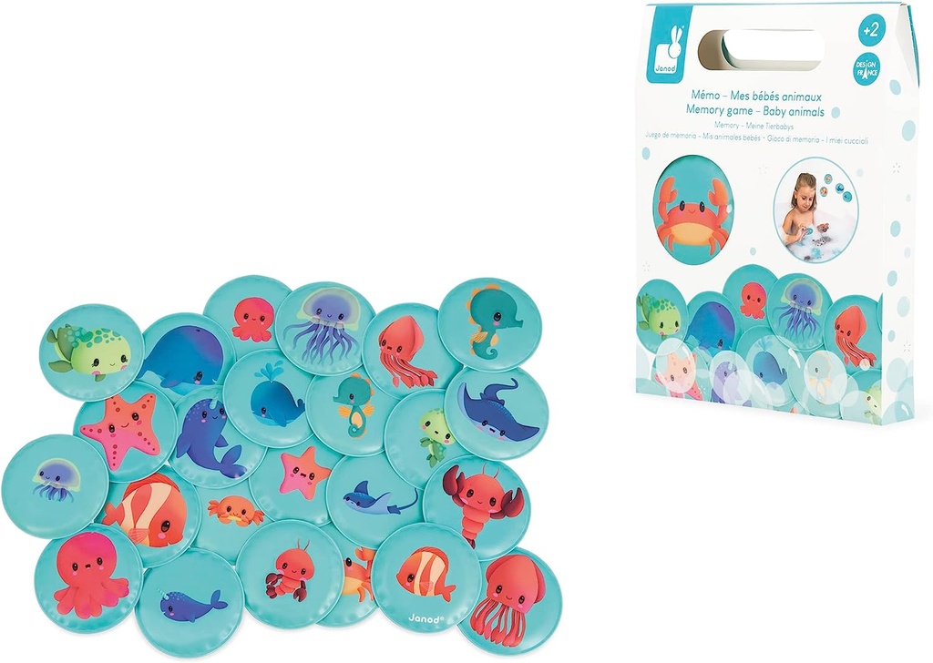 JUEGO MEMORIA ANIMALES BEBES