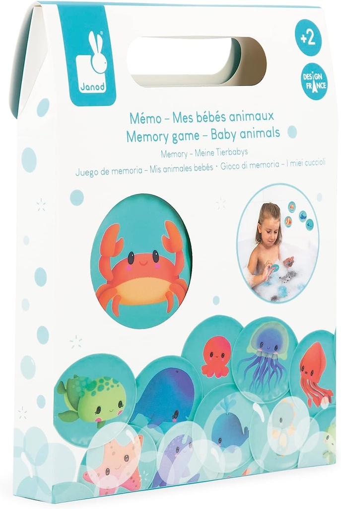JUEGO MEMORIA ANIMALES BEBES