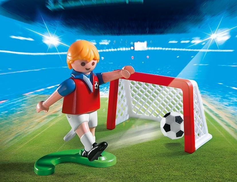 JUGADOR FUTBOL C/PORTERIA