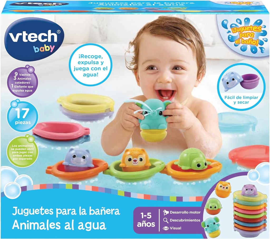 JUGUETES BAÑERA ANIMALES A/AGUA