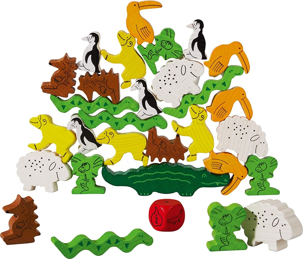 Juego de Apilamiento Haba - Animal Sobre Animal