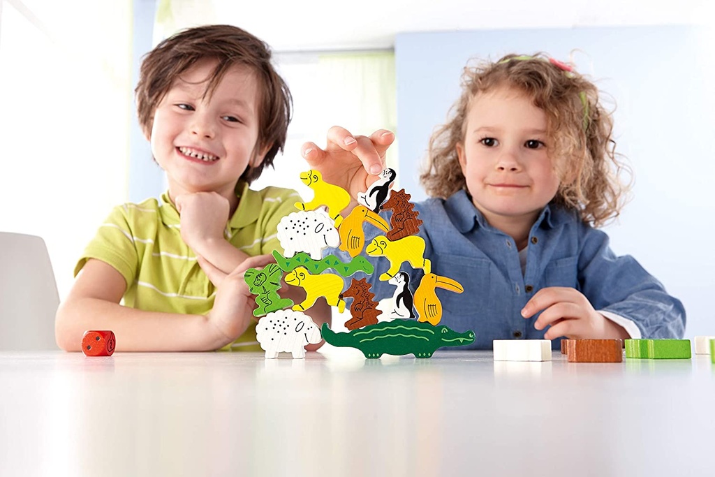 Juego de Apilamiento Haba - Animal Sobre Animal