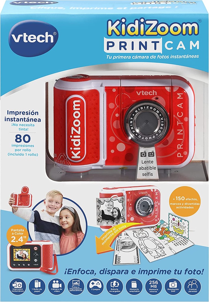 KIDIZOOM PRINT CAM ROJA
