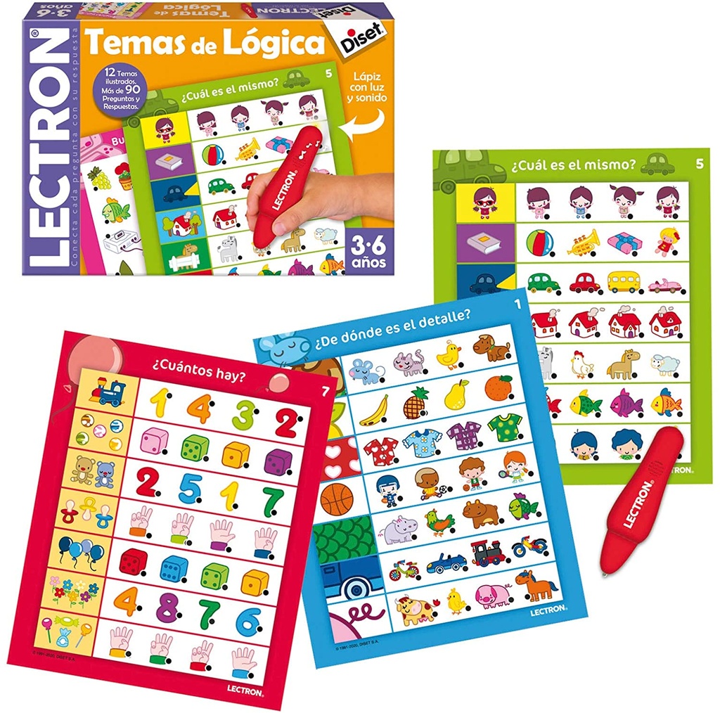 LECTRON LAPIZ TEMAS LOGICA