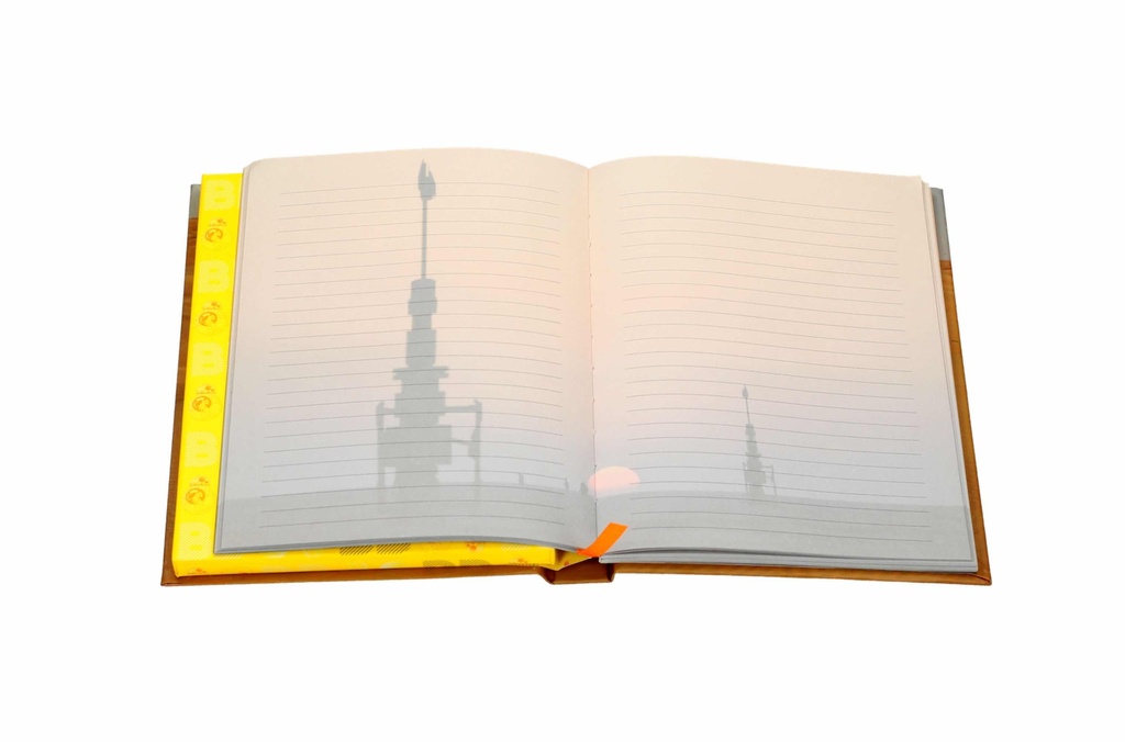 LIBRETA BB-8 DESIERTO LUZ/SON.