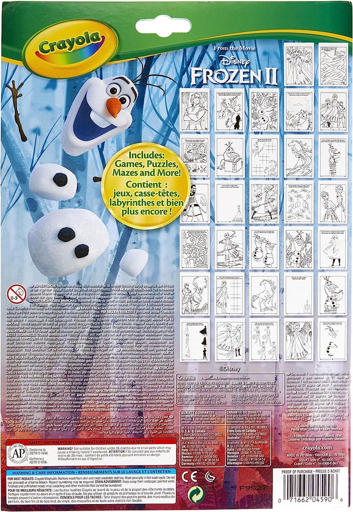 LIBRO ACTIVIDADES FROZEN