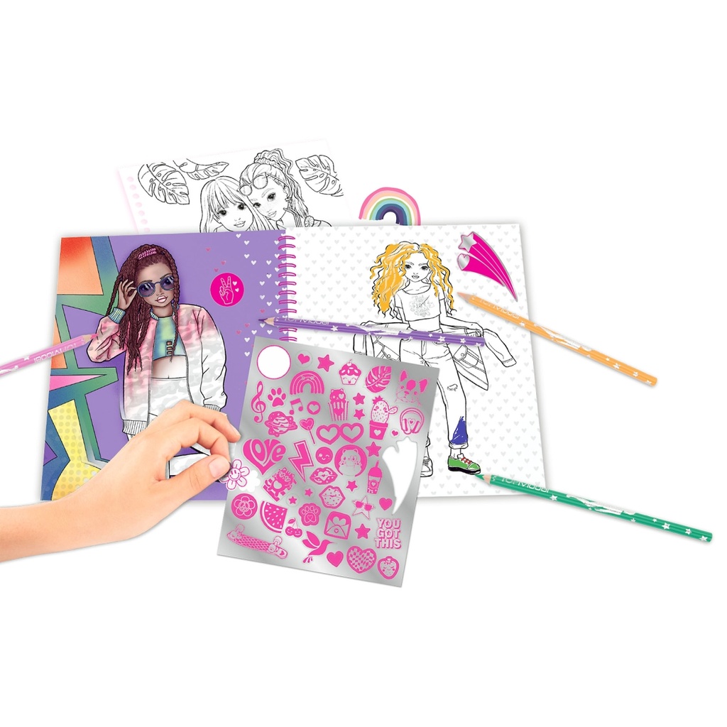 LIBRO COLOREAR C/LENTEJUELAS