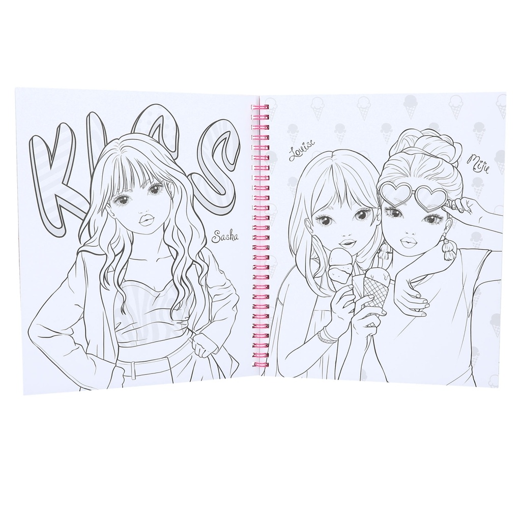 LIBRO COLOREAR C/LENTEJUELAS