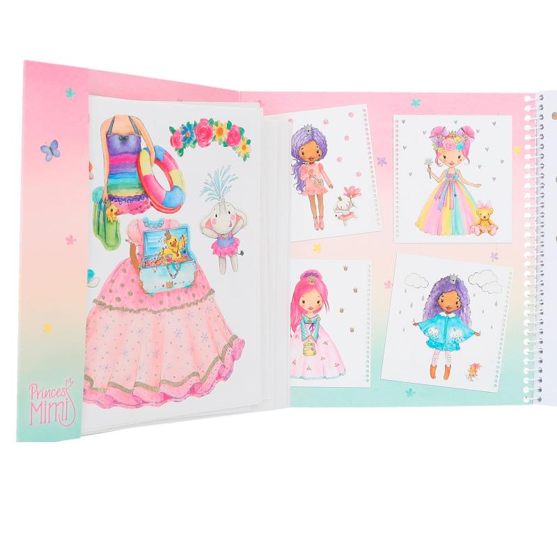 LIBRO COLOREAR DRESS ME UP PRINCESS MIMI