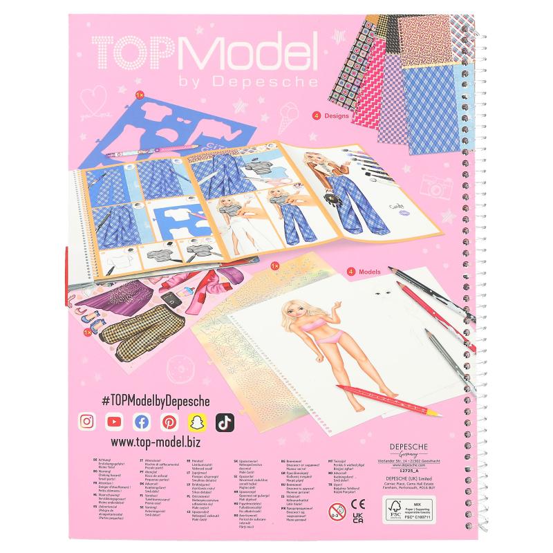 LIBRO COLOREAR ESPECIAL TOP MODEL
