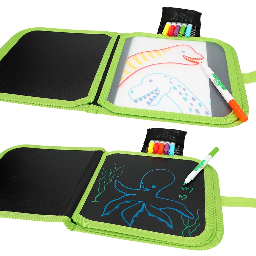 LIBRO P/PINTAR Y BORRAR DINO WORLD
