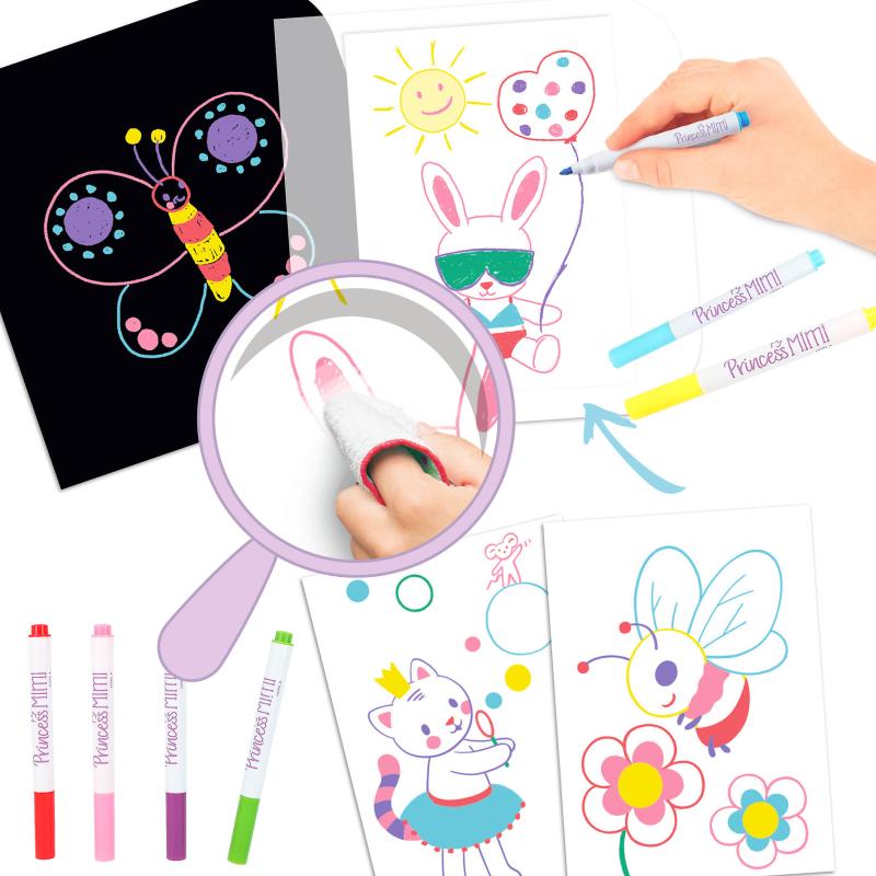 LIBRO P/PINTAR Y BORRAR PRINCESS MIMI
