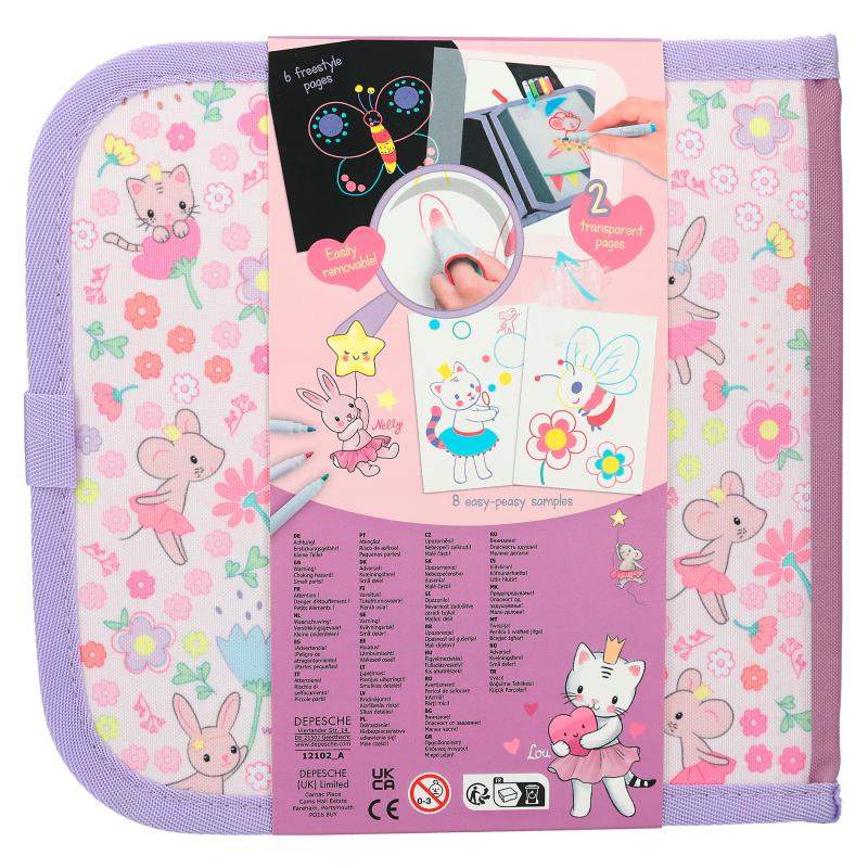 LIBRO P/PINTAR Y BORRAR PRINCESS MIMI