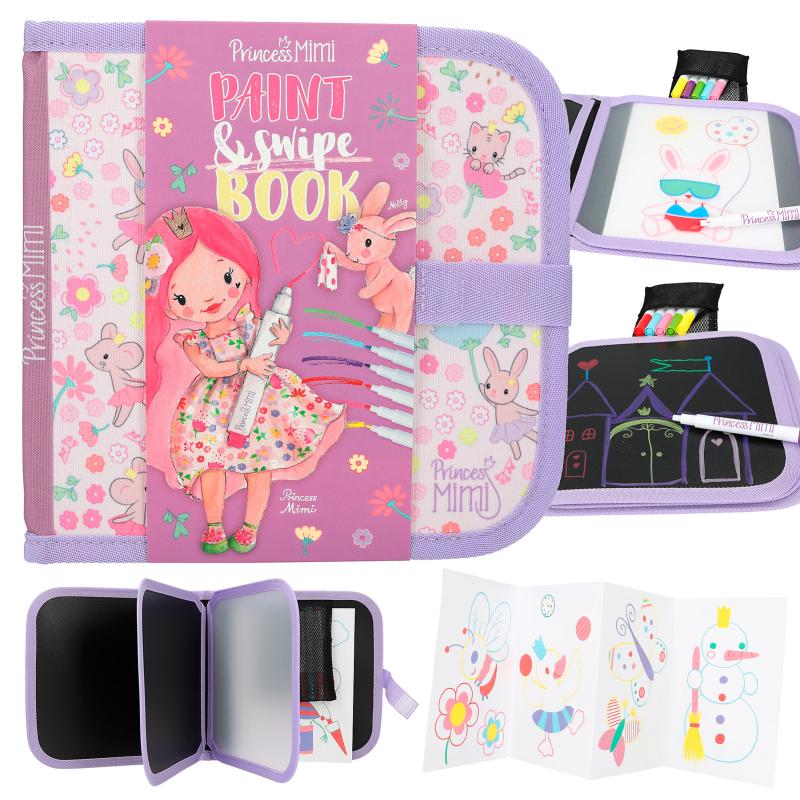 LIBRO P/PINTAR Y BORRAR PRINCESS MIMI