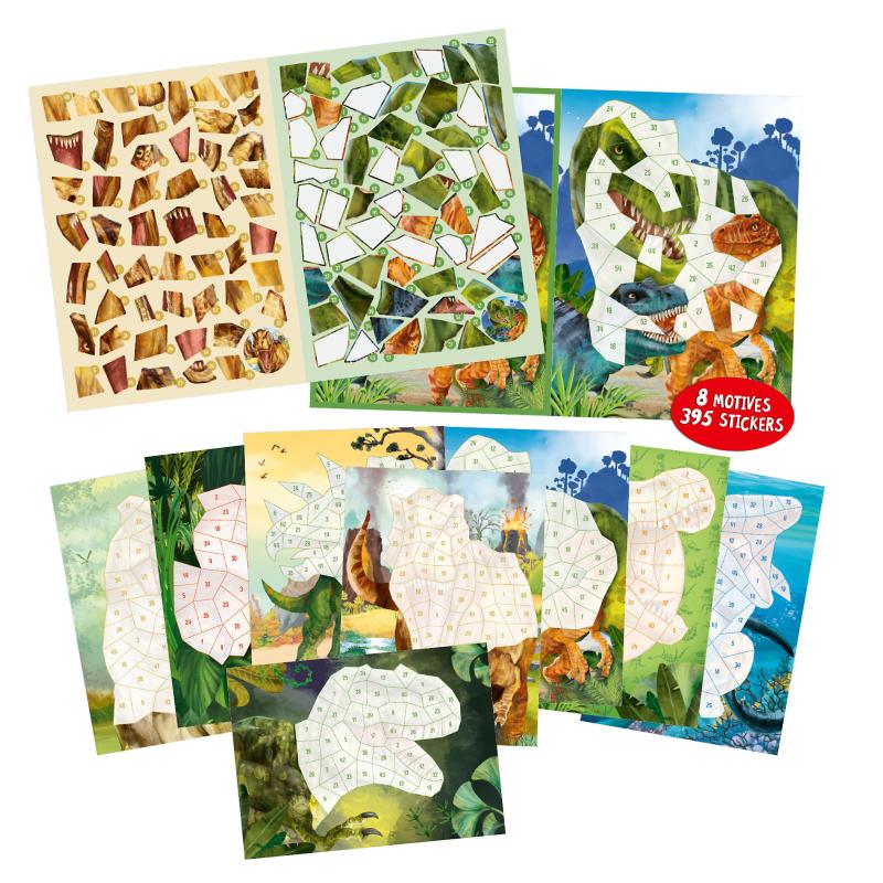 LIBRO PEGATINAS DINO WORLD