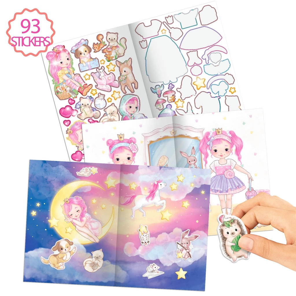 LIBRO PEGATINAS RELIEVE PRINCESS MIMI