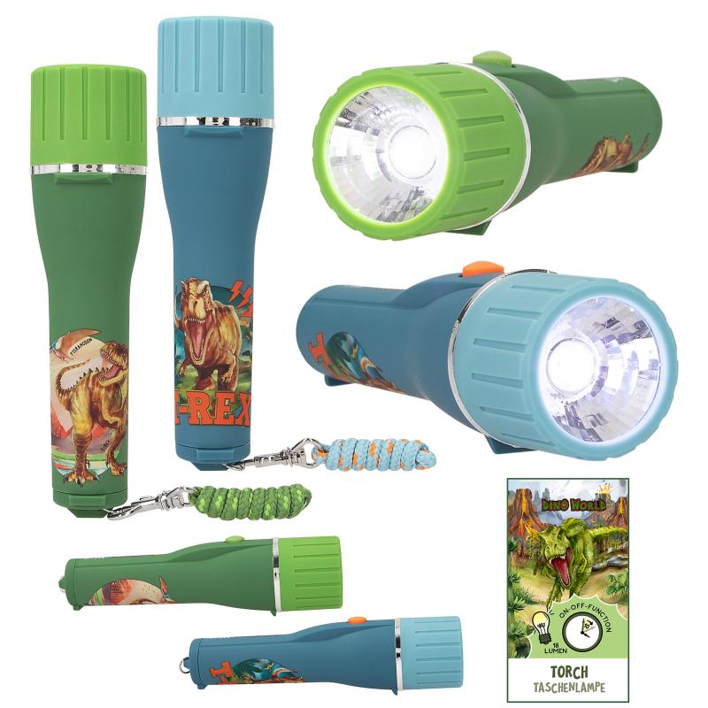 LINTERNA C/TEMPORIZADOR DINO WORLD
