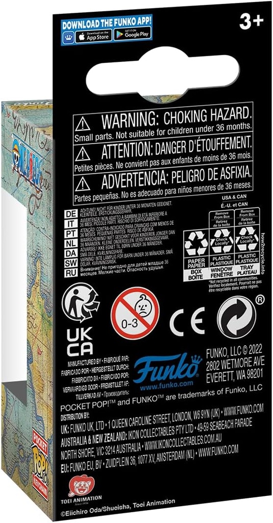 LLAVERO POP ONE PIECE LUFFY