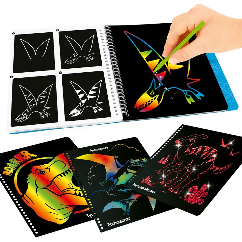 MAGIC SCRATCH BOOK DINO WORLD