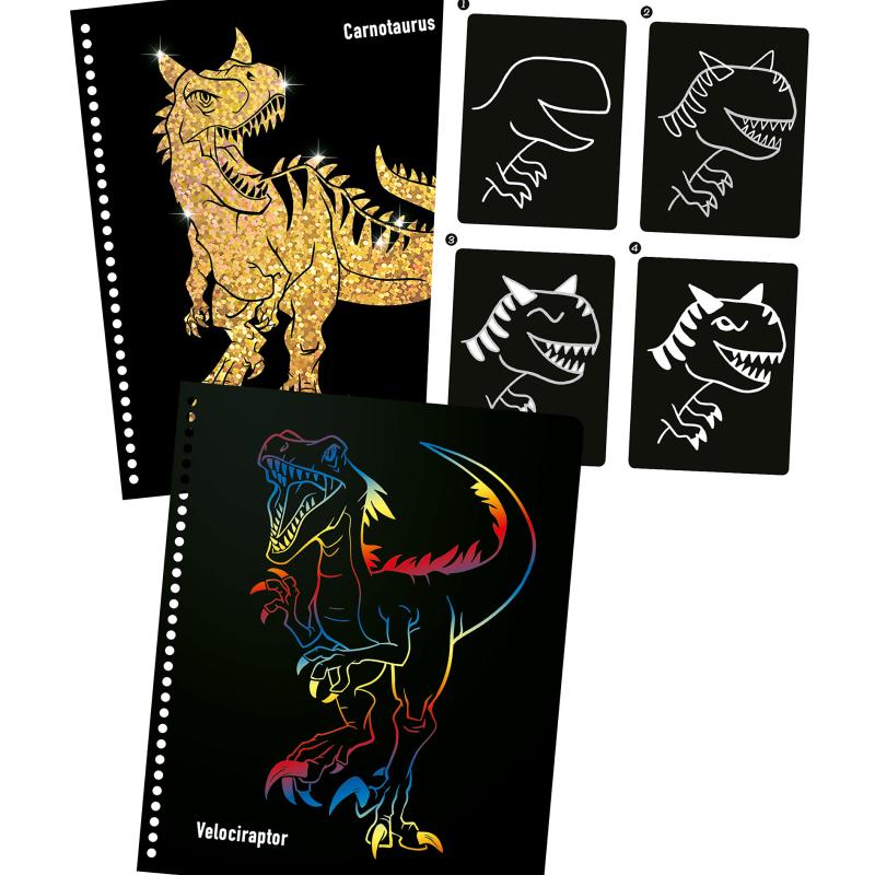 MAGIC SCRATCH BOOK DINO WORLD