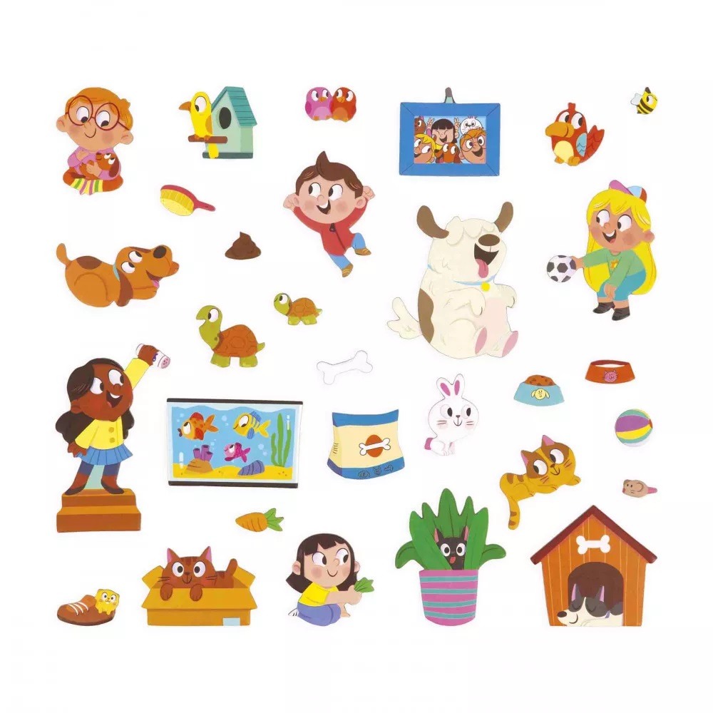 MAGNETI'STORIES LOS ANIMALES DOMÉSTICOS