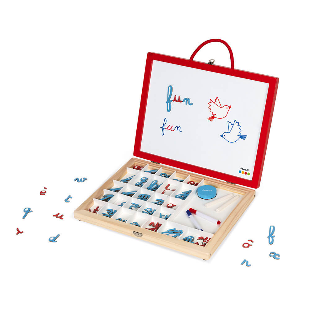 MALETIN LETRAS CURSIVAS 4 EN 1